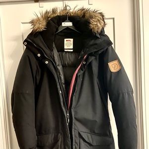 Fjallraven Kyla Down Parka Women M Size Black